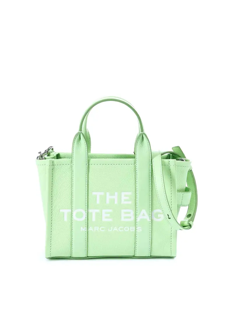 Borsa tote in pelle S Verde Chiaro