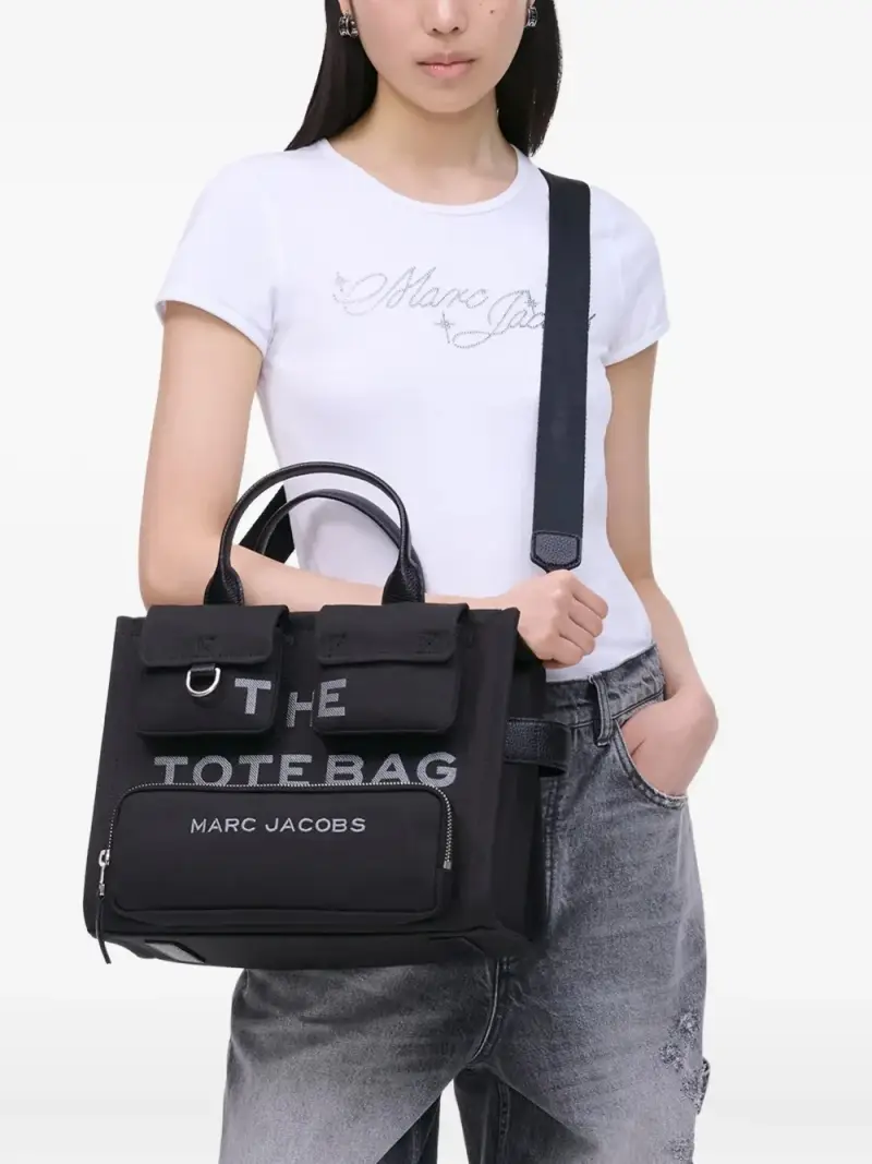 borsa tote media BIANCO miniatura 3