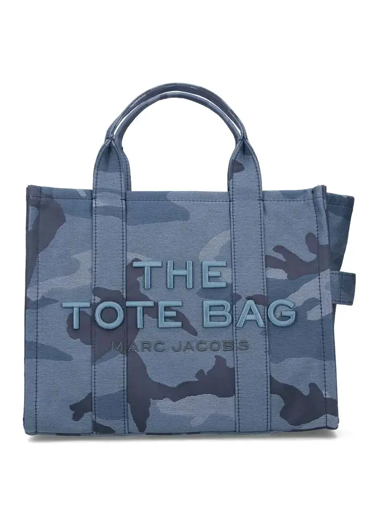 Borsa Tote Media Blu