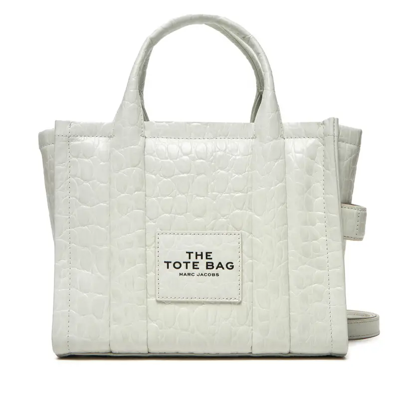 Borsetta Marc Jacobs The Croc Embossed Tote Bag H022L01RE22 Écru Écru