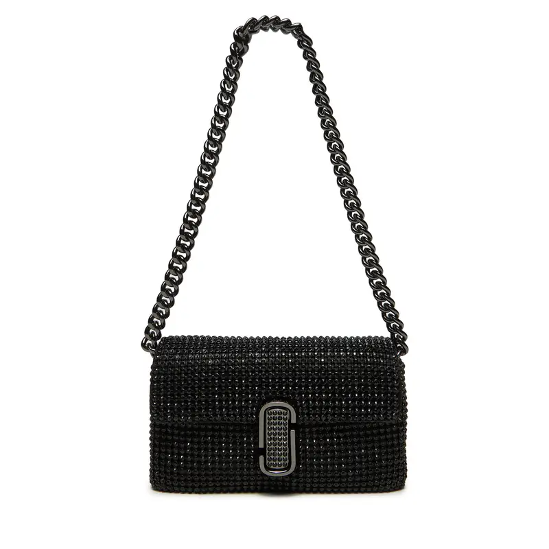 Borsetta Marc Jacobs The Rhinestone J Marc Mini Shoulder Bag H912M06RE22 Nero