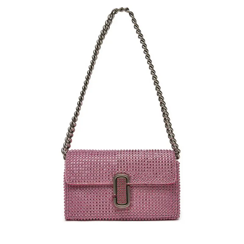 Borsetta Marc Jacobs The Rhinestone J Marc Mini Shoulder Bag H912M06RE22 Rosa