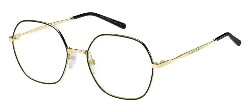 Marc Jacobs Donna MARC 740 RHL Montature da vista Metallo Oro / Nero  Geometrica