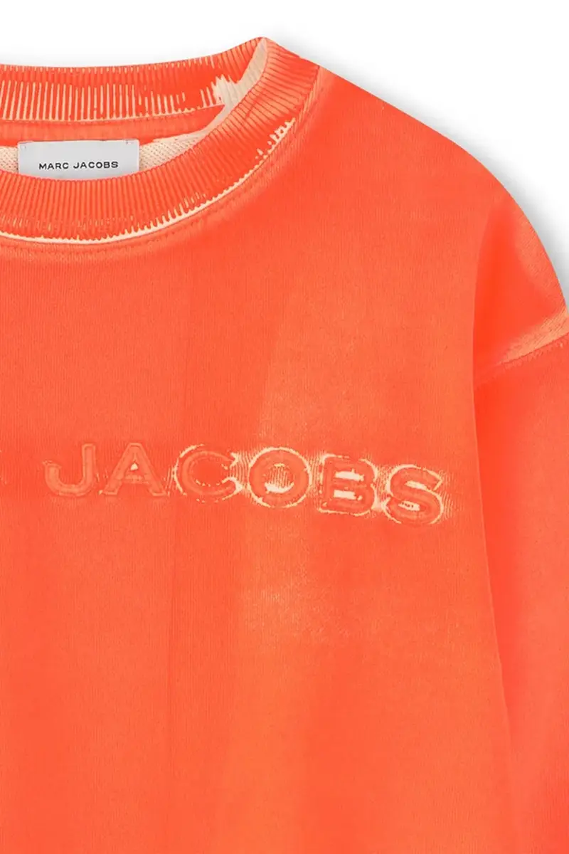 felpa in cotone bambino/a colore arancione W60435 miniatura 3