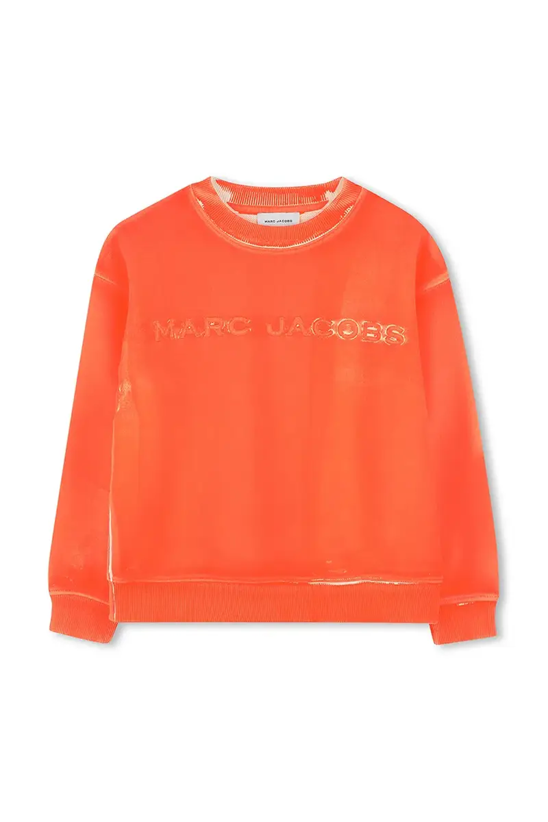 felpa in cotone bambino/a colore arancione W60435 miniatura 2