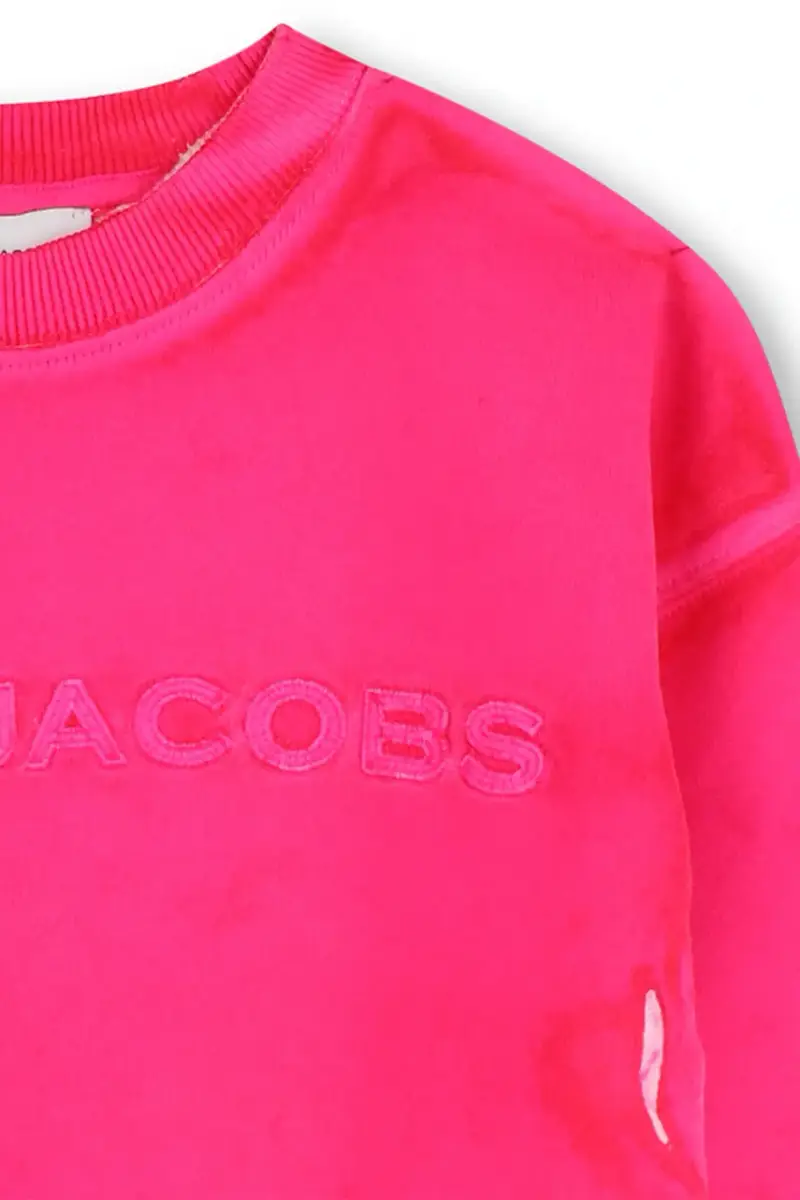 felpa in cotone bambino/a colore rosa W60435 miniatura 3