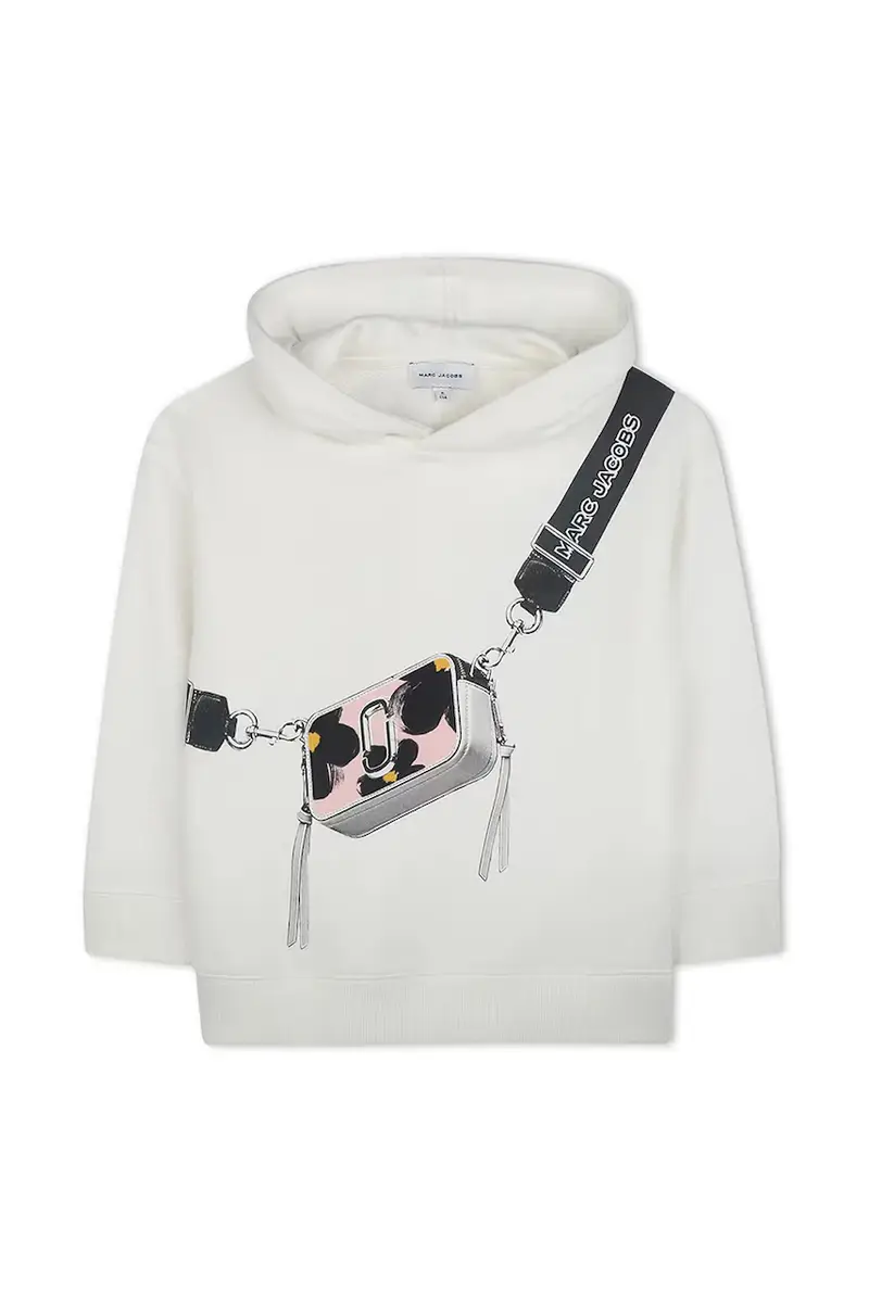 felpa per bambini colore beige con cappuccio W60436 miniatura 2