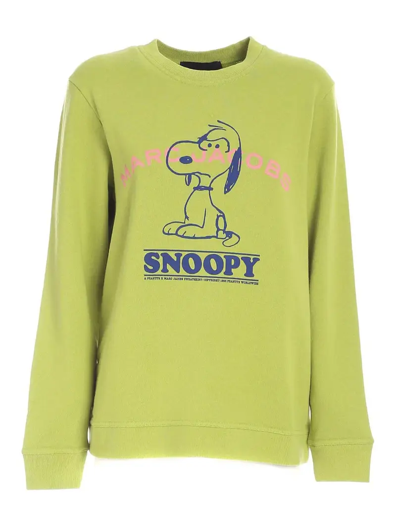 Felpa Snoopy verde lime