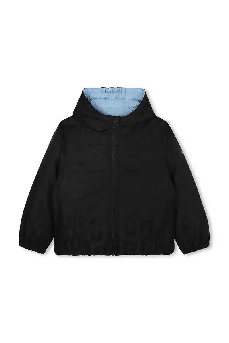giacca reversibile per bambini Blu miniatura 4