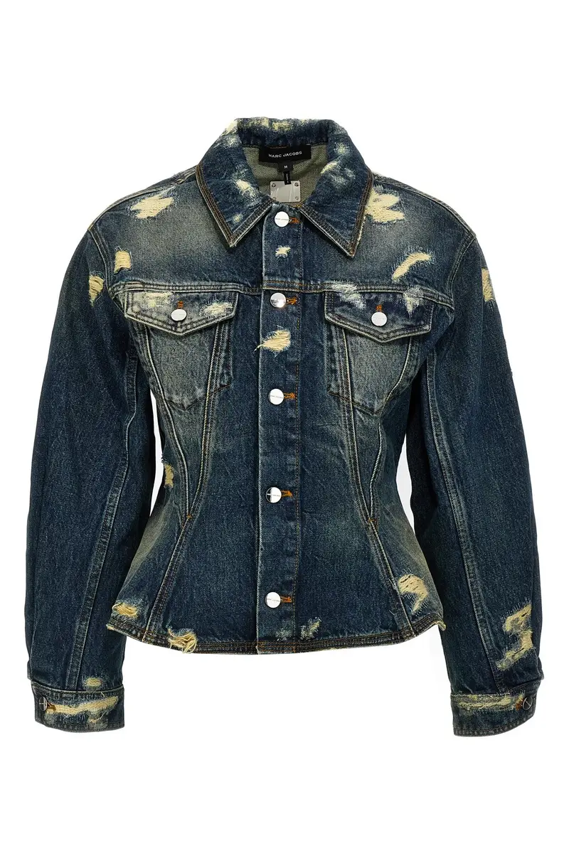 Giacca The Rip And Repair Fluted Denim Jacket Blu