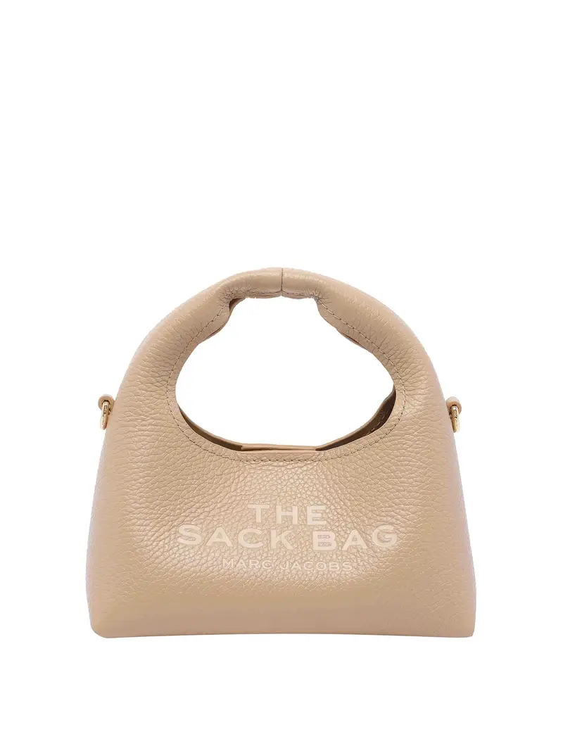 La borsa del sacco micro trasversale Beige