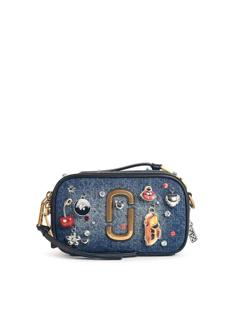 La borsa in denim blu Snapshot