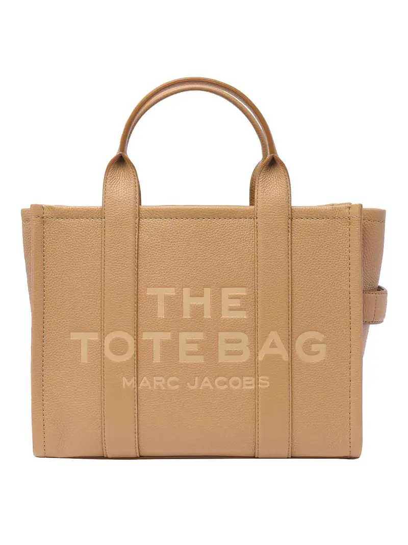 La borsa tote media Beige