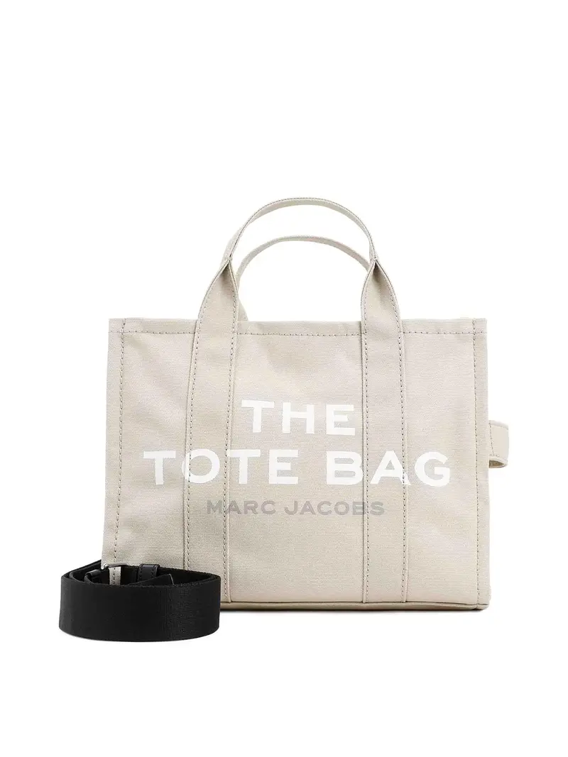 La borsa tote media Beige