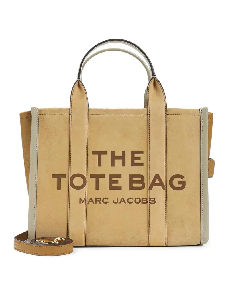 La borsa tote media Beige