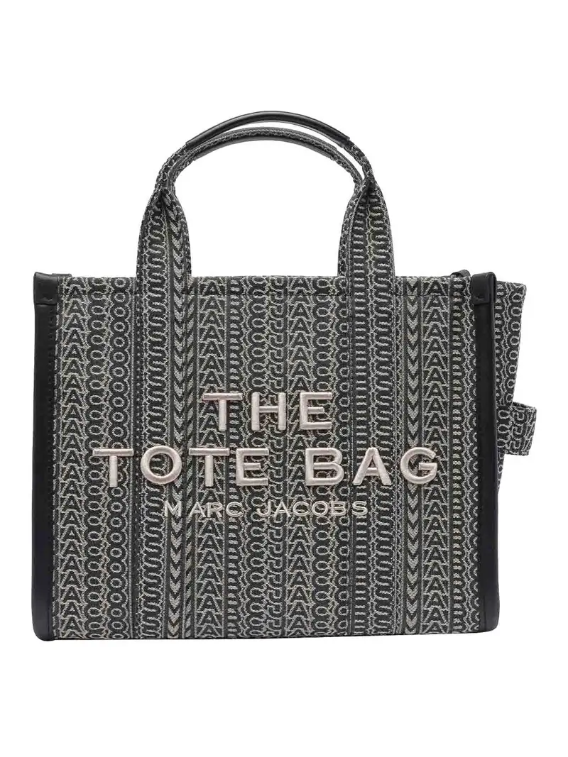 La borsa tote media Monogram Grigio