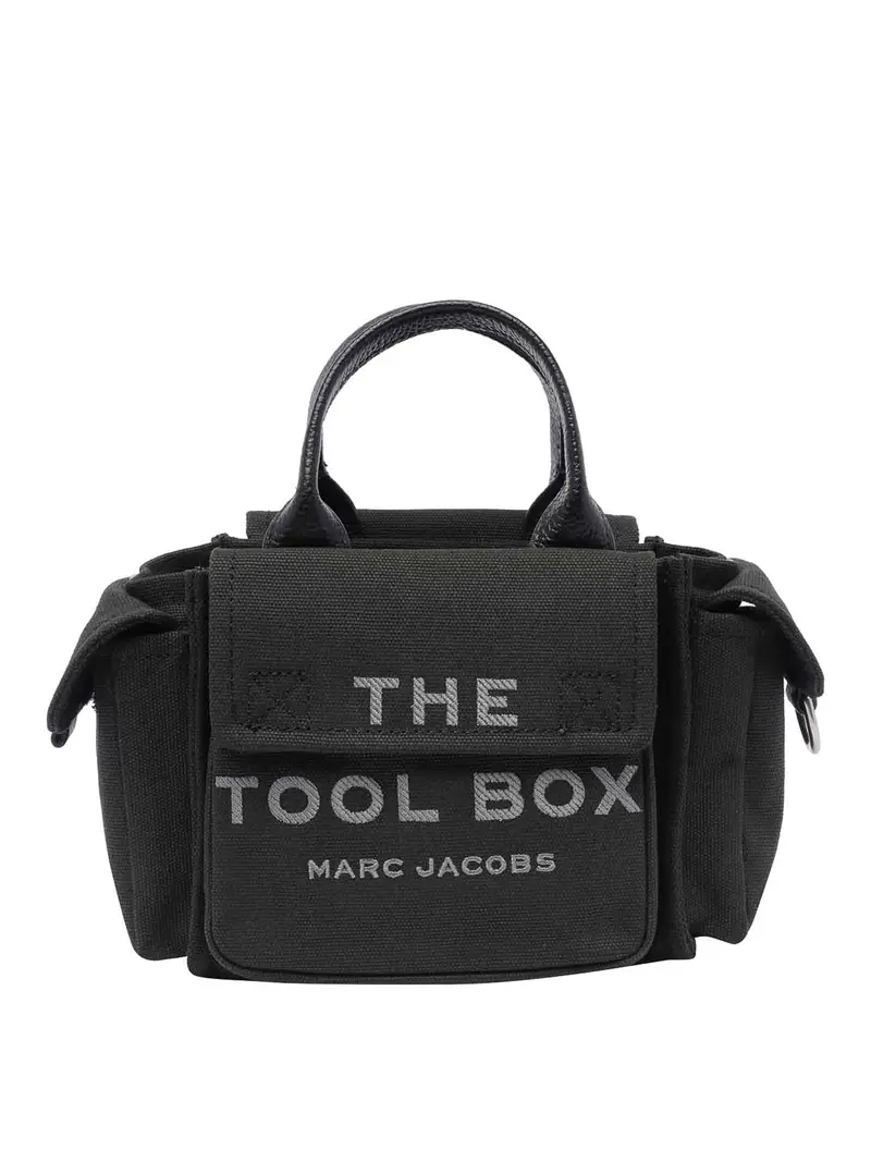 La cassetta degli attrezzi a tracolla Nero