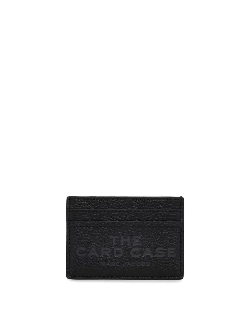 La custodia della carta in pelle Nero