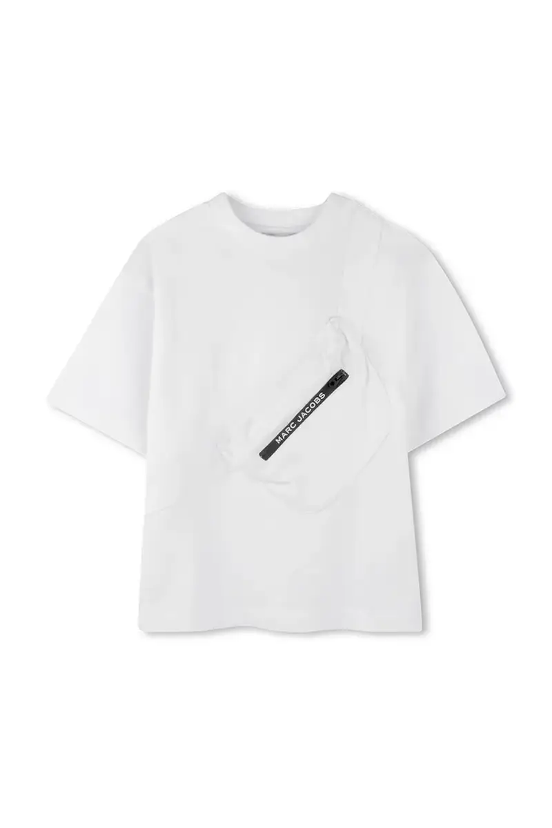 maglietta in cotone per bambini colore bianco W60449