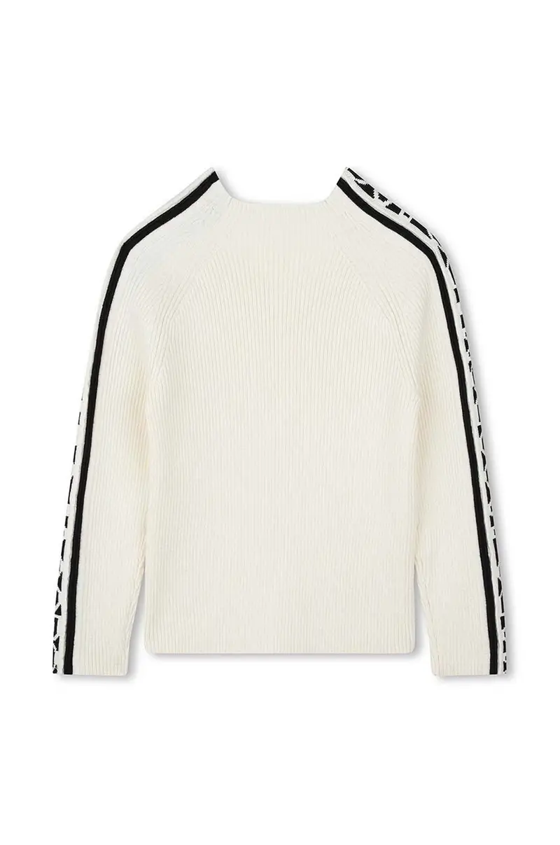 maglione per bambini con misto lana Grigio miniatura 3