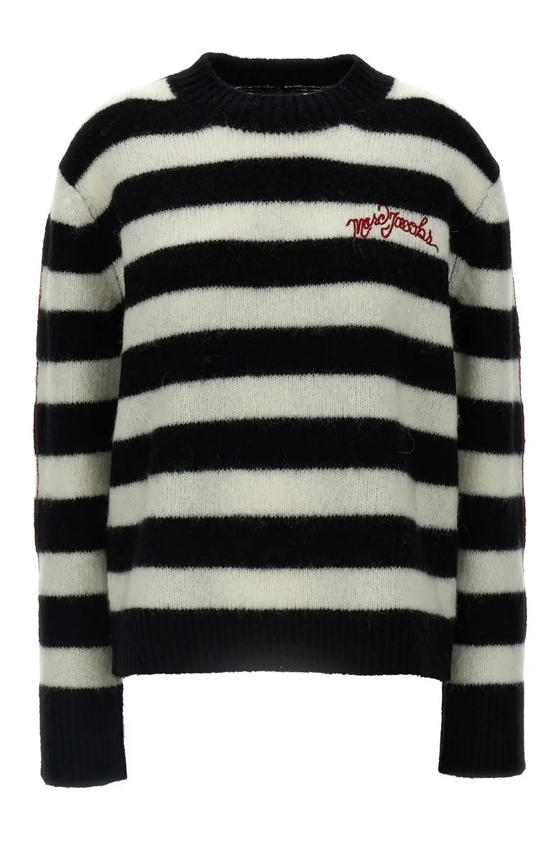 Maglione Righe Bianco