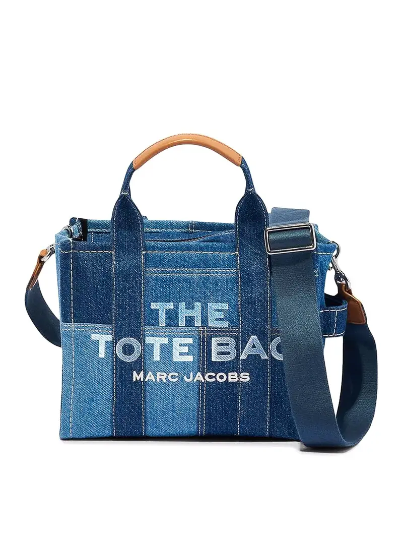 Mini borsa in denim Blu