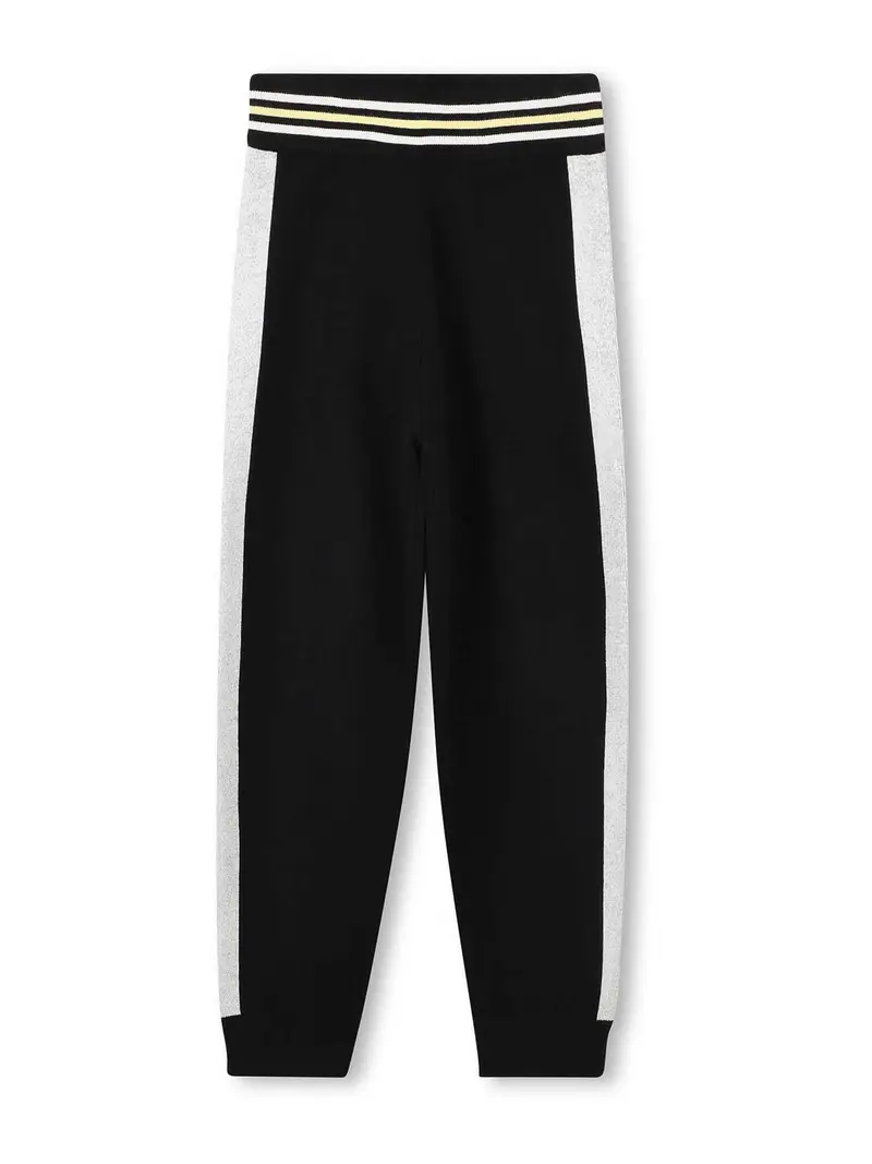 Pantaloni Con Logo Nero