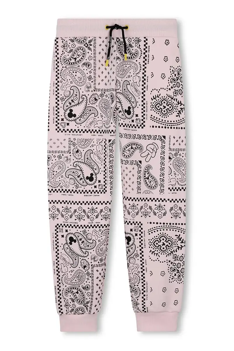 pantaloni tuta bambino/a colore rosa W60651 miniatura 2