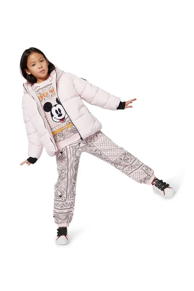 pantaloni tuta bambino/a colore rosa W60651 miniatura 5