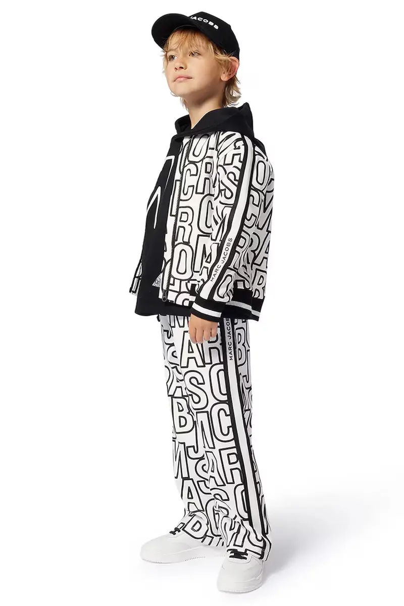 pantaloni tuta in cotone bambino/a colore bianco W60468