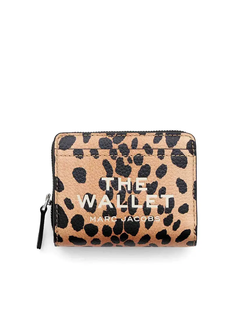 portafoglio compatto in pelle Multicolore