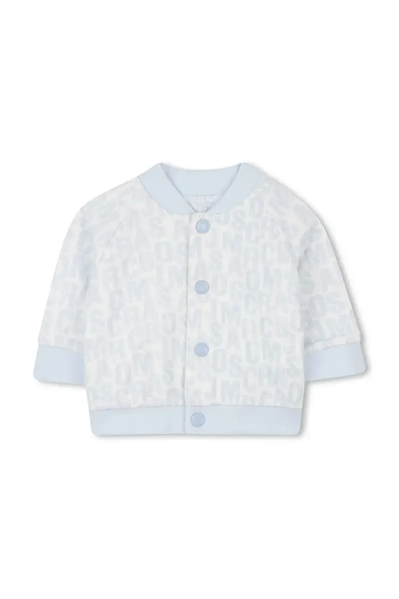 set di cotone reversibile per neonati colore blu W60660 miniatura 3