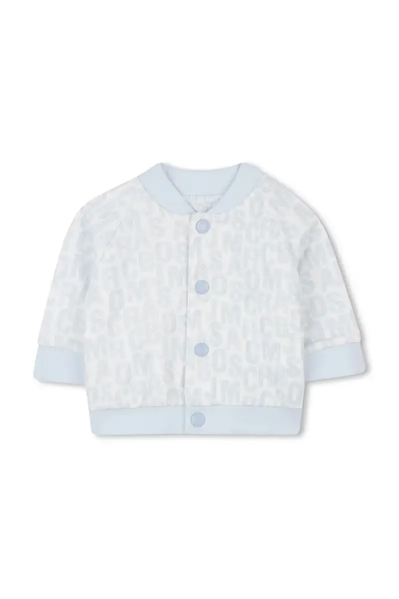 set di cotone reversibile per neonati colore blu W60660 miniatura 3