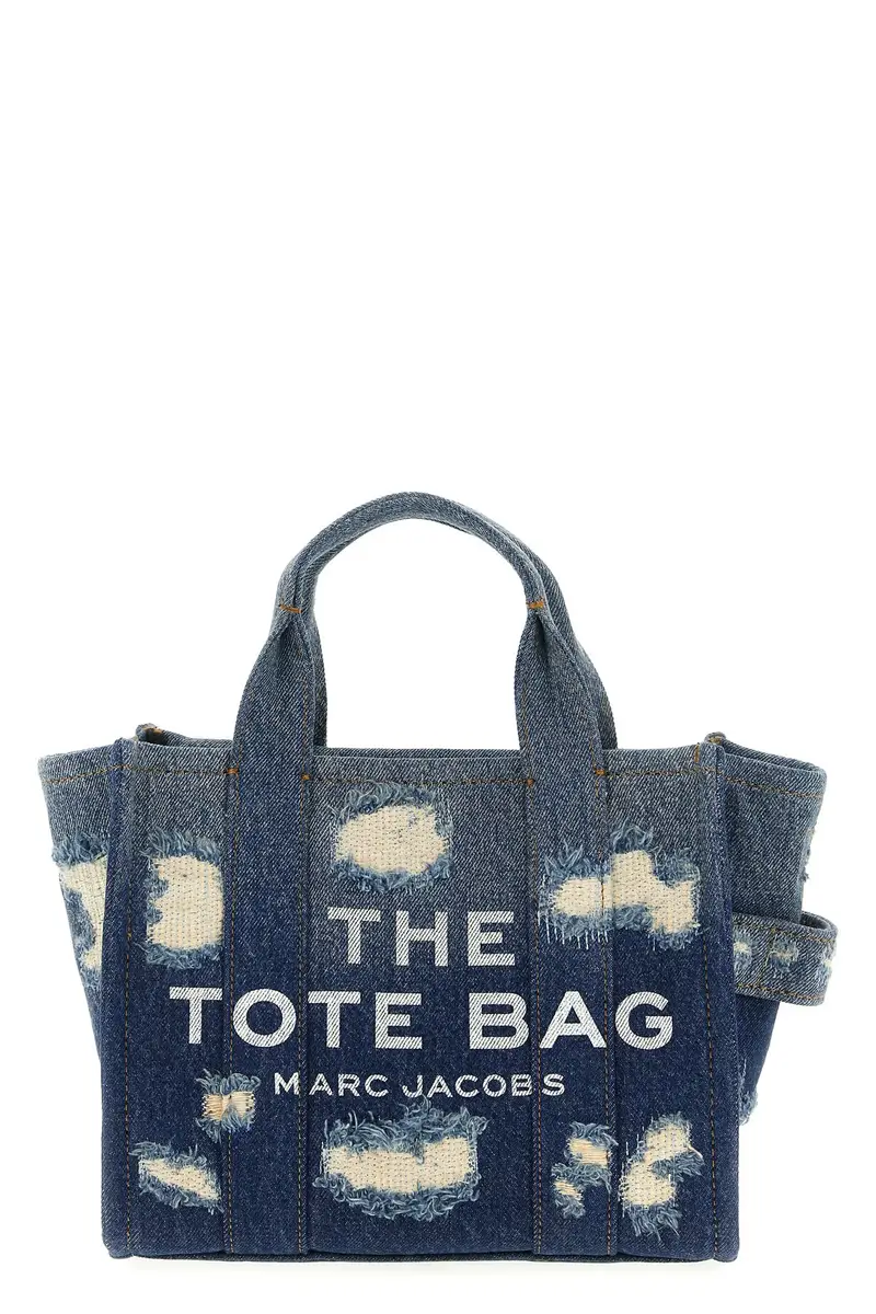 Shopping 'The Rip And Repair Denim Small Tote' Blu