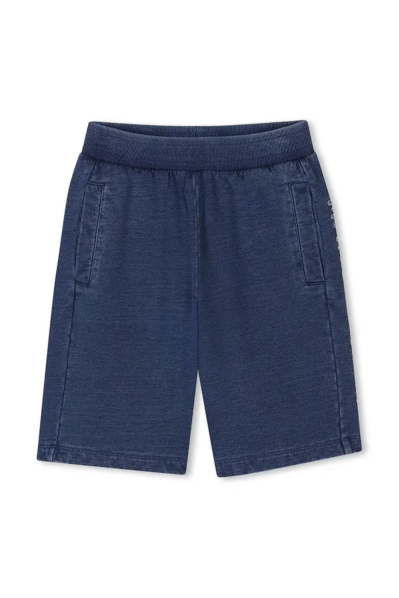 shorts di lana bambino/a colore blu W60476