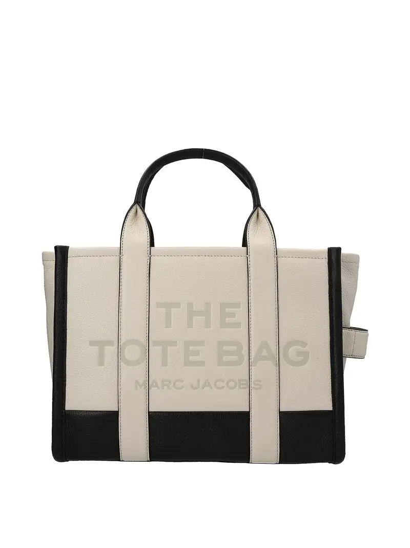 Tote The Colorblock media Bianco