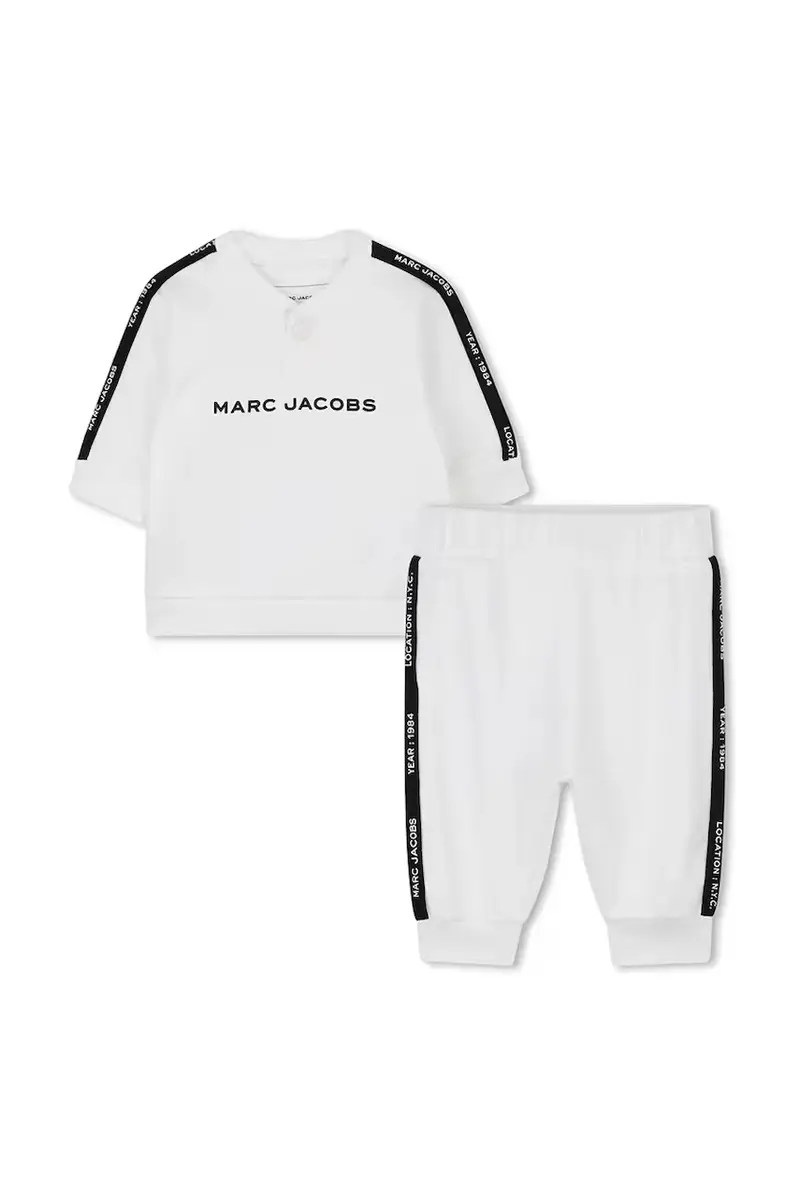 tuta in cotone neonati colore beige W60663