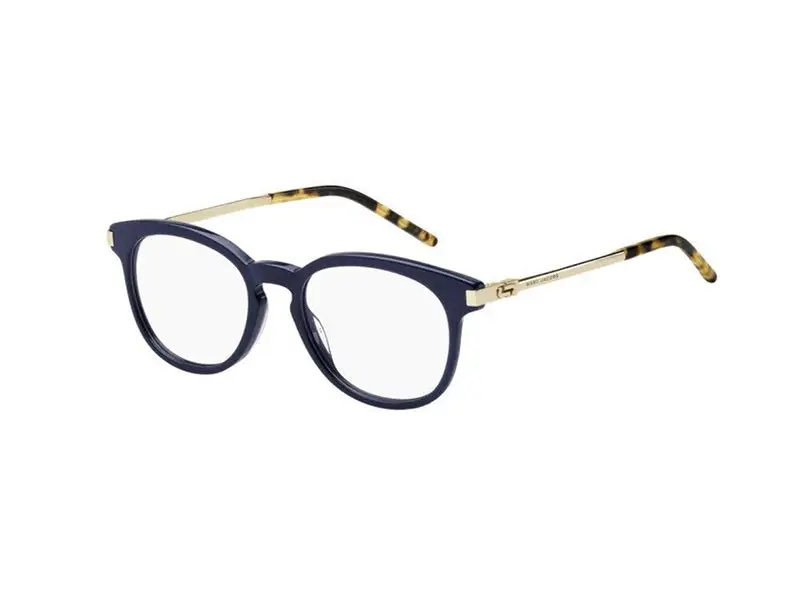 Marc Jacobs Unisex Marc 143 QWA Montature da vista Acetato Blu  Rotonda