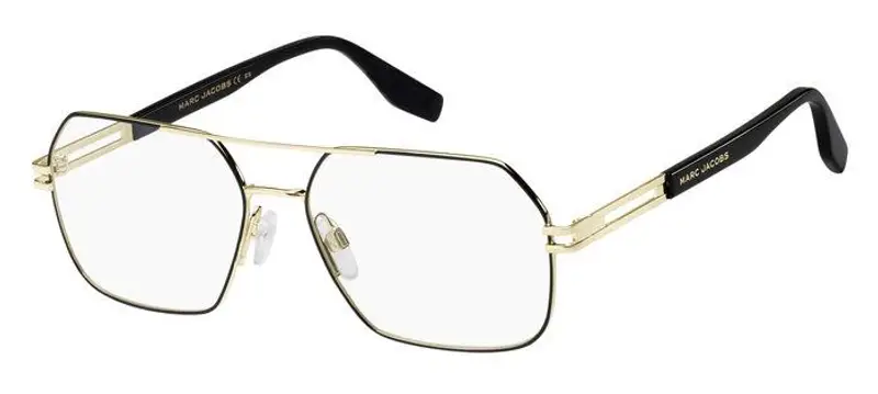 Marc Jacobs Uomo MARC 602 RHL Montature da vista Metallo Nero/Oro  Squadrata