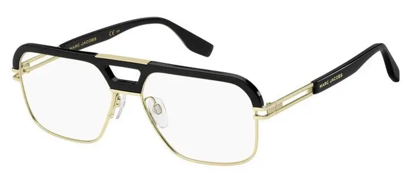 Marc Jacobs Uomo MARC 677 RHL Montature da vista Metallo Oro / Nero  Squadrata