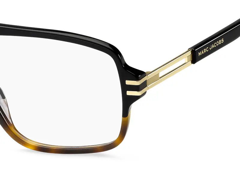 Marc Jacobs Uomo MARC 844 W4A Montature da vista Acetato Nero Squadrata Normale miniatura 2