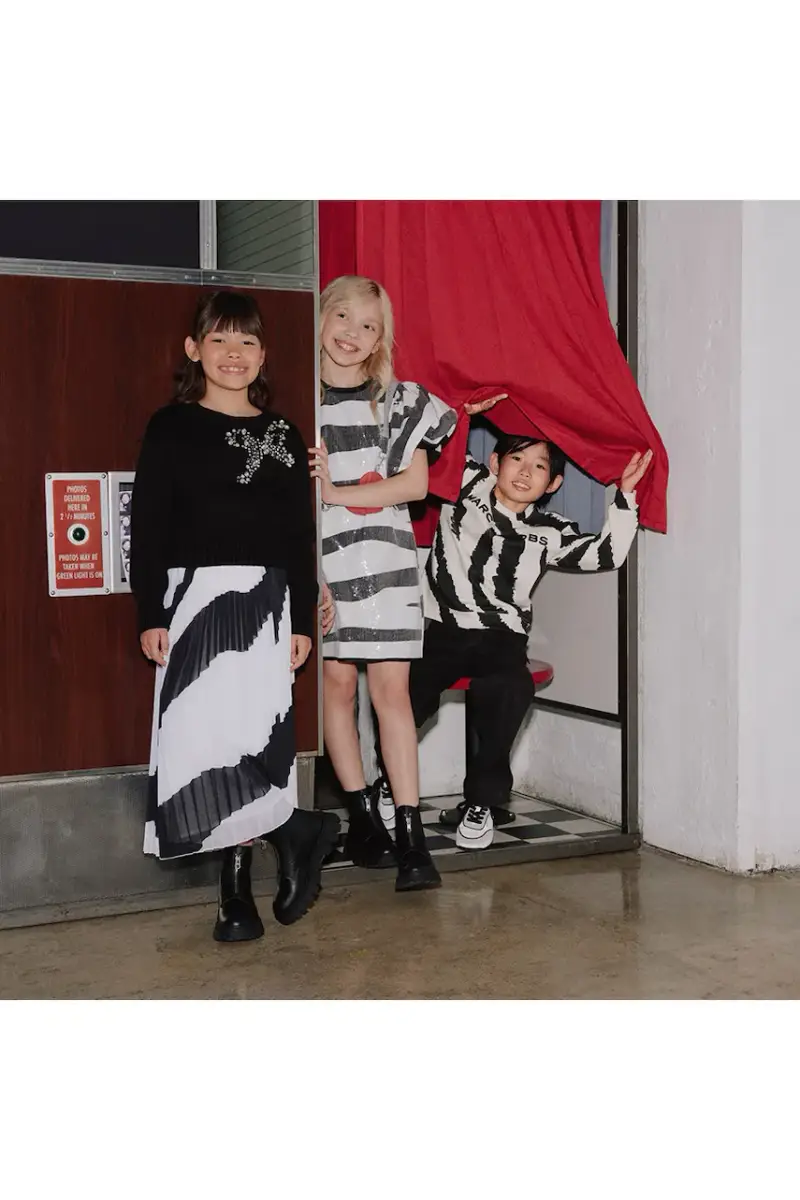 vestito bambina colore nero W60601 miniatura 5