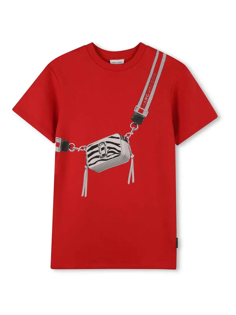 Vestito Con Stampa Rosso