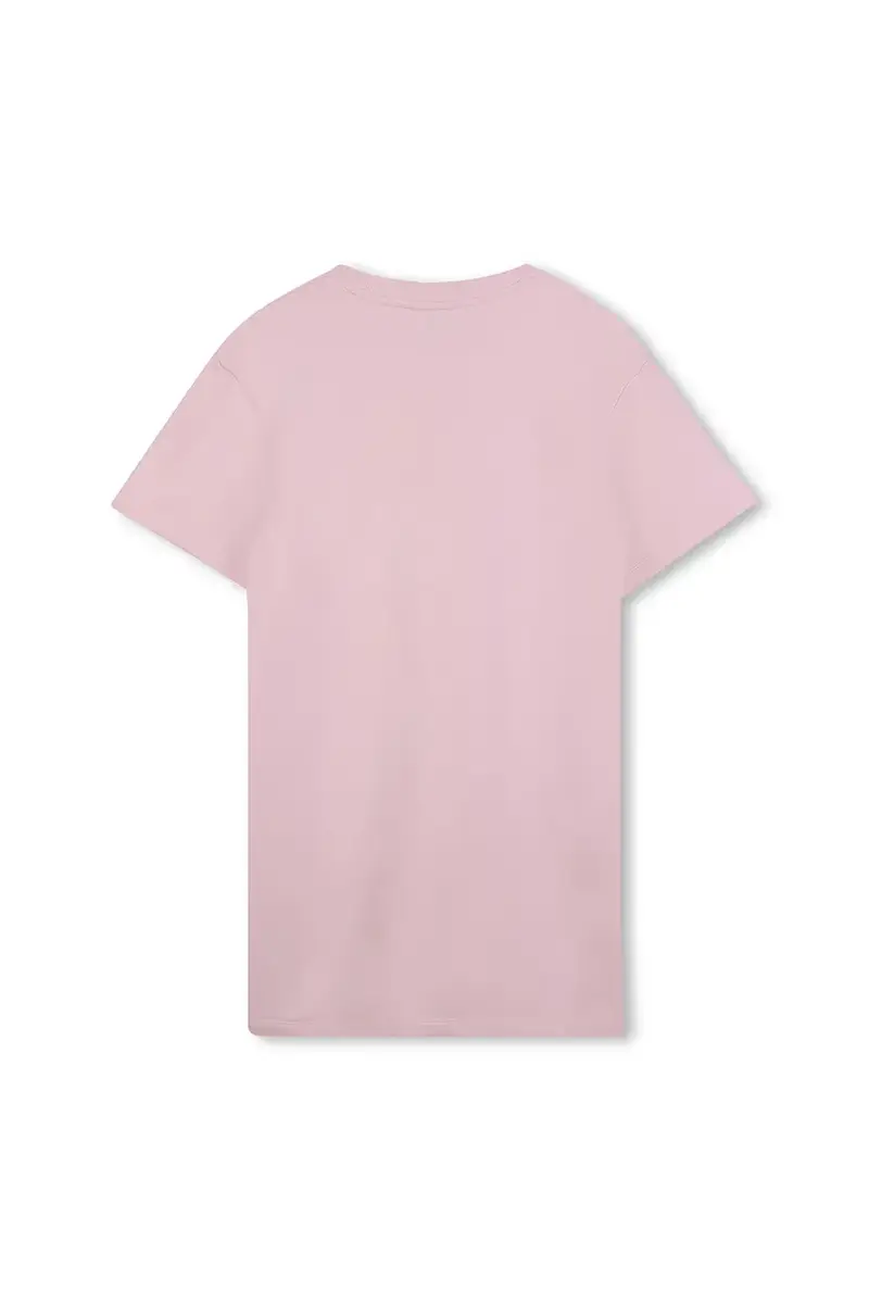 vestito di cotone bambina colore rosa W60701 miniatura 3