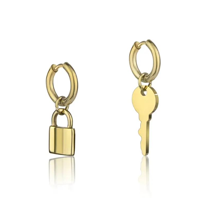 Orecchini in acciaio inox donna Marc Lauder Nettuno