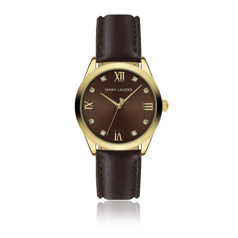 Orologio in pelle di vitello da donna Marc Lauder Marrakech