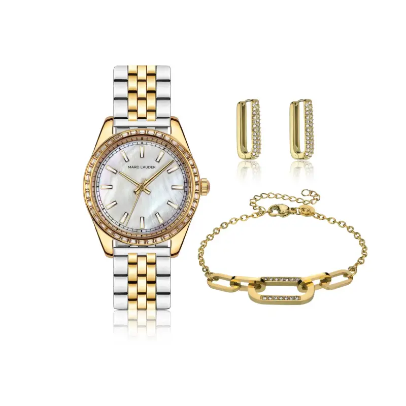 Set di orologio e orecchini da donna Marc Lauder Tirana