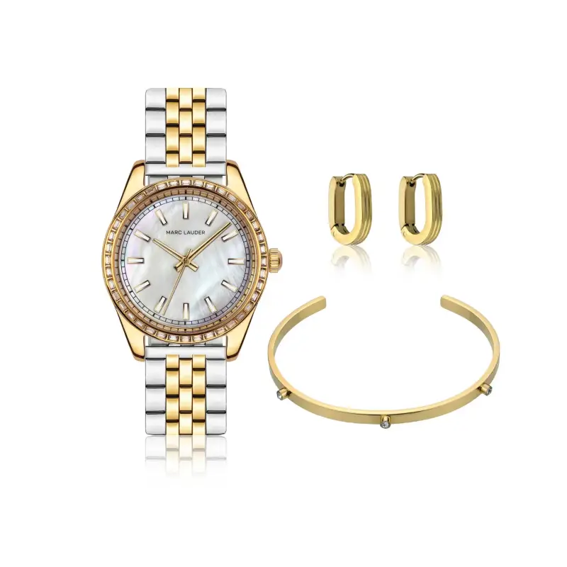 Set di orologio e orecchini da donna Marc Lauder Tirana