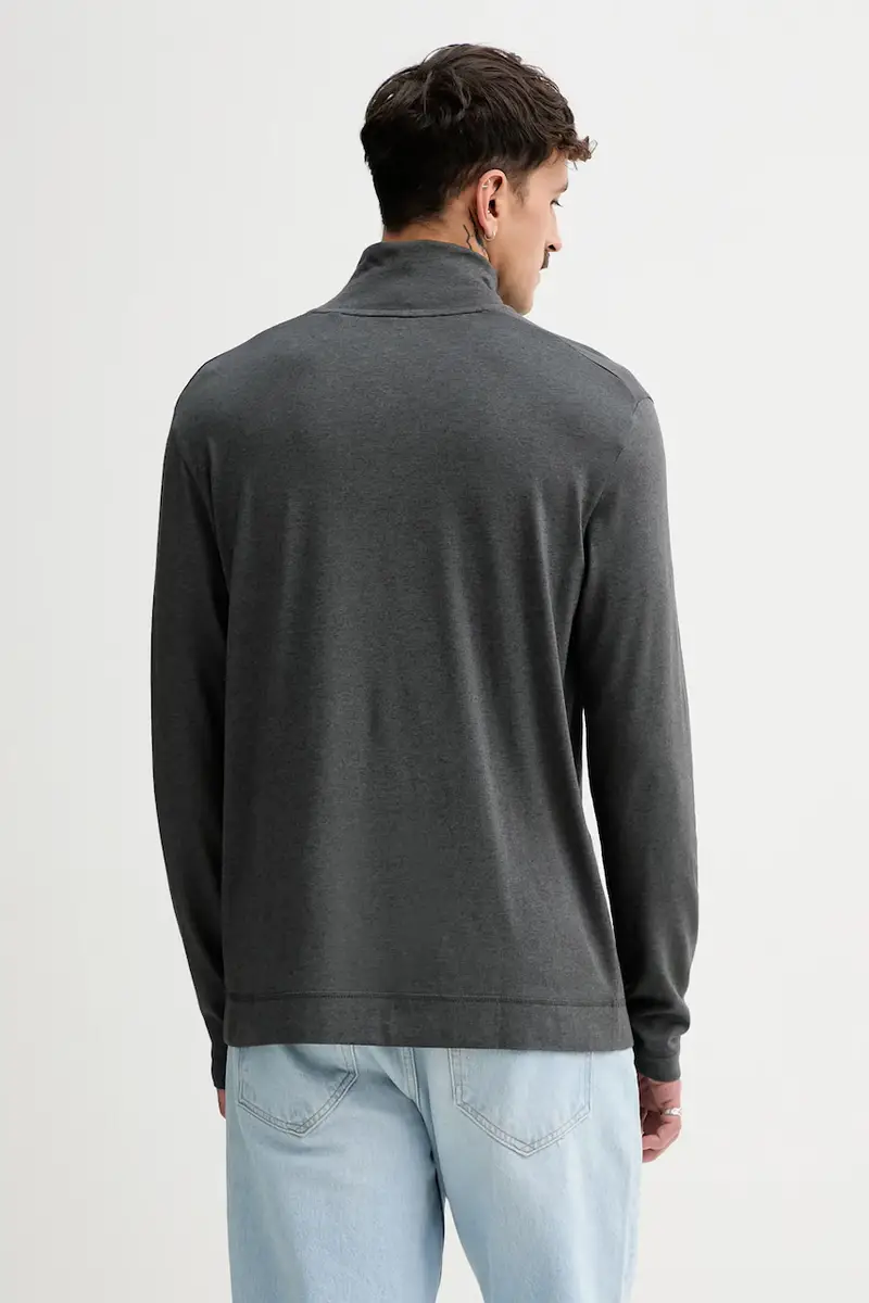 camicetta a maniche lunghe con lana colore grigio 530203252088 miniatura 3