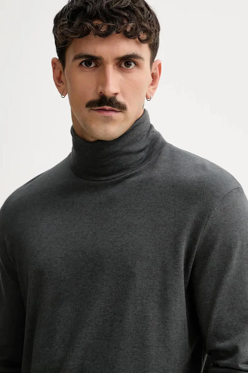 camicetta a maniche lunghe con lana colore grigio 530203252088 miniatura 4